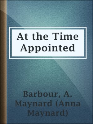 cover image of At the Time Appointed